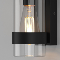 Купить с доставкой по Москве и России Светильник настенный Elektrostandard Falcon черный (35167/D)