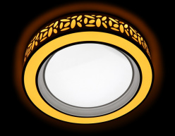 Фото Накладной светильник Ambrella Light F210 WH 96W D520