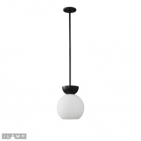 Подвесной светильник iLamp P6079-1 BK+WH Фото Подвесной светильник iLamp P6079-1 BK+WH