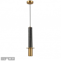 Подвесной светильник iLamp 10705-1 BK-BR Фото Подвесной светильник iLamp 10705-1 BK-BR