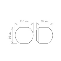 Купить с доставкой по Москве и России Светильник настенный Elektrostandard 1566 TECHNO LED DIVER белый