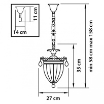 Цена на Подвесная люстра Lightstar 790032
