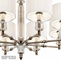 Цена на Подвесная люстра iLamp P2404-8 Nickel