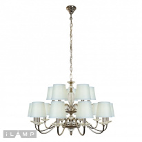 Подвесная люстра iLamp P2345-10+5 nic в интернет магазине Гет Лайт