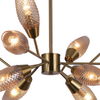 Люстра на штанге Escada 10165/12PL Copper Цена на Люстра на штанге Escada 10165/12PL Copper