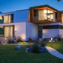 Садово-парковый светильник Elektrostandard 1419 TECHNO серый в интернет магазине Гет Лайт