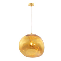 Подвесной светильник Crystal Lux MALAGA SP1 D360 GOLD Фото Подвесной светильник Crystal Lux MALAGA SP1 D360 GOLD