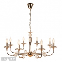 Фото Подвесная люстра iLamp 1030-8GD