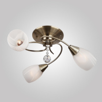 Фото Накладная люстра Eurosvet 30100/3 античная бронза