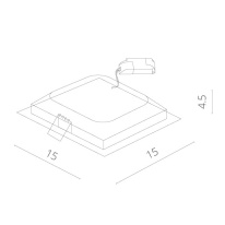 Цена на Встраиваемый светильник ARTE Lamp A7412PL-1WH