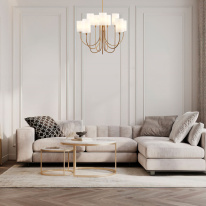 Подвесная люстра Eurosvet 60164/10 латунь в интернет магазине Гет Лайт