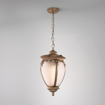 Подвесной уличный светильник Elektrostandard Andromeda H (GLYF-8024H) черное золото в интернет магазине Гет Лайт