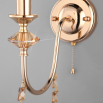 Купить Бра Eurosvet 10110/1 золото/тонированный хрусталь Strotskis