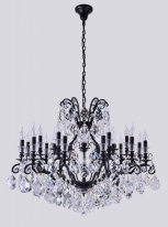 Подвесная люстра Crystal Lux MAGNIFICO SP19 BLACK/TRANSPARENT Фото Подвесная люстра Crystal Lux MAGNIFICO SP19 BLACK/TRANSPARENT