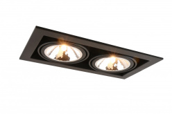 Встраиваемый светильник ARTE Lamp A5949PL-2BK Фото Встраиваемый светильник ARTE Lamp A5949PL-2BK