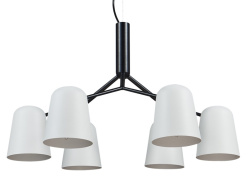 Цена на Подвесная люстра Crystal Lux ENRIQUE SP6 BLACK/WHITE