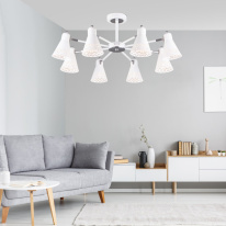 Цена на Люстра на штанге Eurosvet 70100/6 белый