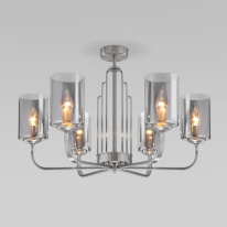 Фото Люстра на штанге Eurosvet 60138/6 сатин-никель