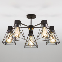 Фото Люстра на штанге Eurosvet 70107/5 черный