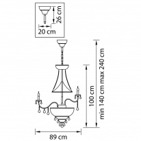 Цена на Подвесная люстра Lightstar 700292