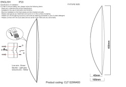 Купить Бра Crystal Lux CLT 029W400 WH