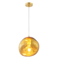 Подвесной светильник Crystal Lux MALAGA SP1 D200 GOLD Фото Подвесной светильник Crystal Lux MALAGA SP1 D200 GOLD