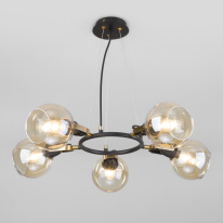 Подвесная люстра Eurosvet 70119/5 черный в интернет магазине Гет Лайт