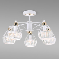 Фото Люстра на штанге Eurosvet 70075/5 белый