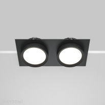 Цена на Встраиваемый светильник Maytoni Technical DL086-02-GX53-SQ-B