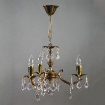 Фото Подвесная люстра AMBIENTE by BRIZZI 2226/3 PB New Leaf