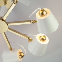 Цена на Люстра на штанге Eurosvet 70083/8 золото