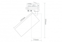 Купить Светильник на шине Donolux DL18895R20W1B Track