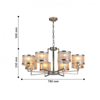 Купить с доставкой по Москве и России Подвесная люстра F-Promo 2487-8P