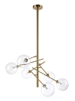 Фото Люстра на штанге Crystal Lux MARCOS SP6 BRONZE