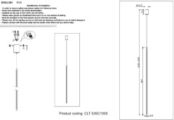 Подвесной светильник Crystal Lux CLT 035C1000 GO Купить Подвесной светильник Crystal Lux CLT 035C1000 GO