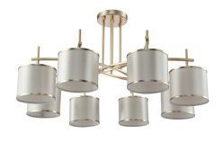 Фото Люстра на штанге Crystal Lux SERGIO PL8 GOLD