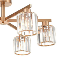 Купить с доставкой по Москве и России Люстра на штанге Escada 692/6P Сopper