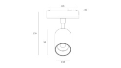 Купить Светильник на шине SWG pro SL-SLIM-SPBL-20-CCT