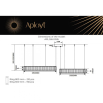 Подвесная люстра APLOYT APL.026.03.85 Подвесная люстра APLOYT APL.026.03.85 в интернет магазине Гет Лайт
