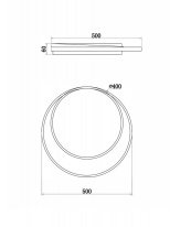 Купить с доставкой по Москве и России Накладной светильник Freya FR10032CL-L98B