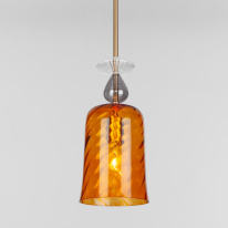 Фото Подвесной светильник Eurosvet 50194/1 янтарный