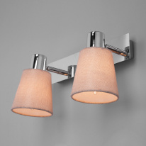 Цена на Бра Eurosvet 20080/2 хром/бежевый