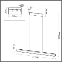 Купить Линейный светильник Odeon Light 6641/40L