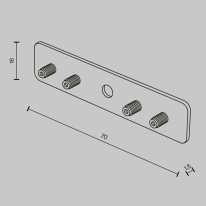 Купить Maytoni Technical TRA172C-R-11B