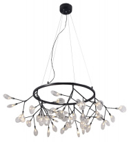 Фото Подвесная люстра Crystal Lux EVITA SP45 D BLACK/TRANSPARENT