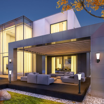 Купить с доставкой по Москве и России Светильник настенный Elektrostandard 1416 TECHNO чёрный