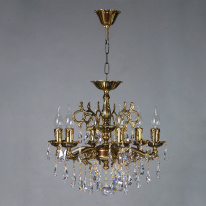 Фото Подвесная люстра AMBIENTE by BRIZZI 2128/6 PB Tear Drop