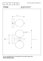 Купить с доставкой по Москве и России Бра LUCIDE 45274/02/30