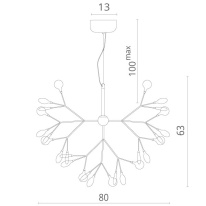 Подвесная люстра Divinare 1290/03 SP-45 в интернет магазине Гет Лайт
