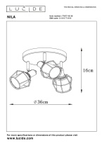 Цена на Накладной светильник LUCIDE 77977/13/30